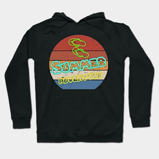 Summer Adventure, colorful and motivational Hoodie